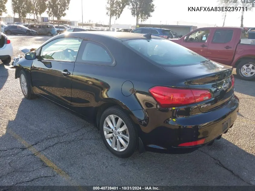 2014 Kia Forte Koup Ex VIN: KNAFX6A83E5239711 Lot: 40739401