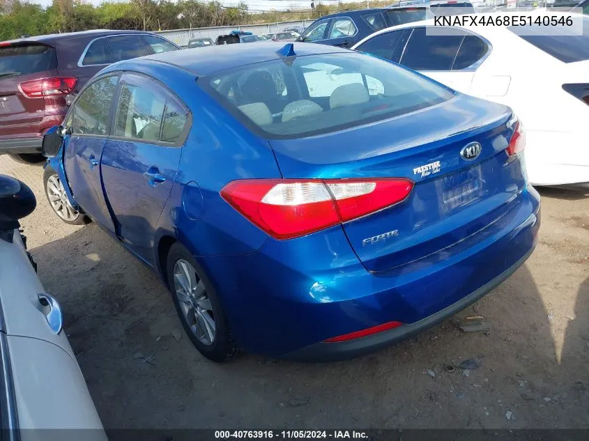 2014 Kia Forte Lx VIN: KNAFX4A68E5140546 Lot: 40763916