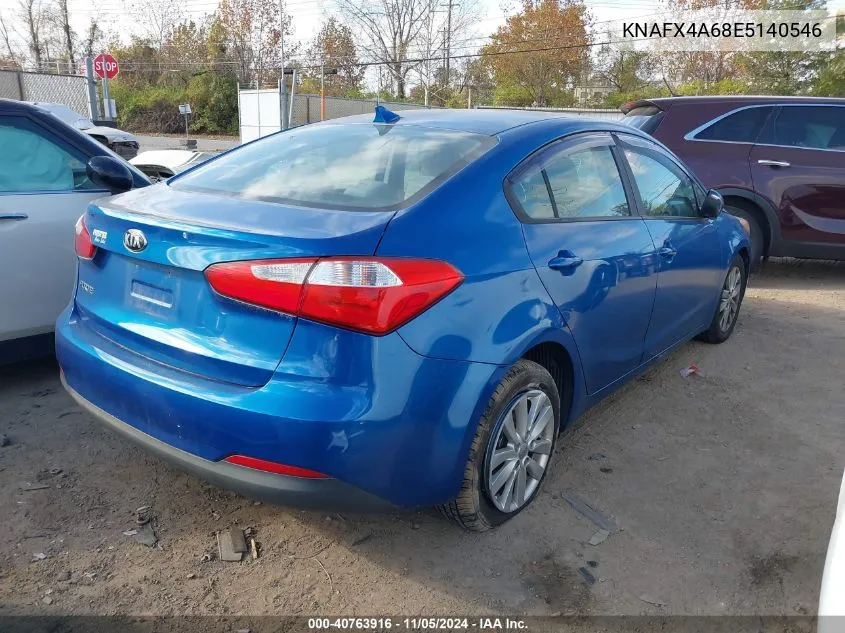 2014 Kia Forte Lx VIN: KNAFX4A68E5140546 Lot: 40763916