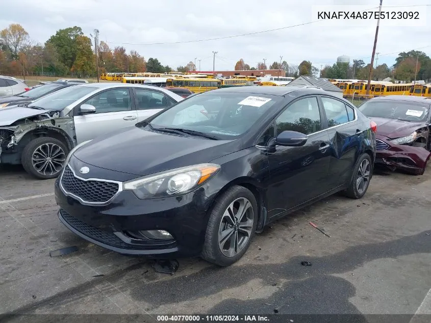 KNAFX4A87E5123092 2014 Kia Forte Ex