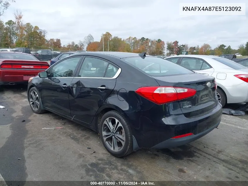 KNAFX4A87E5123092 2014 Kia Forte Ex