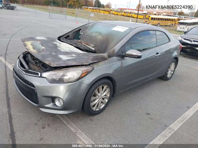 2014 Kia Forte Koup Ex VIN: KNAFX6A80E5224390 Lot: 40773665