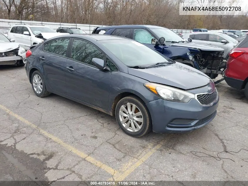 2014 Kia Forte Lx VIN: KNAFX4A68E5092708 Lot: 40793415