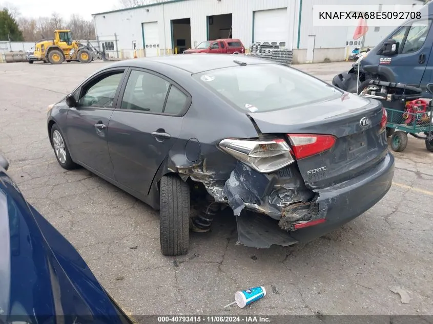 2014 Kia Forte Lx VIN: KNAFX4A68E5092708 Lot: 40793415