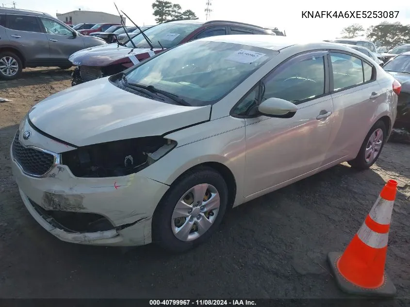 2014 Kia Forte Lx VIN: KNAFK4A6XE5253087 Lot: 40799967