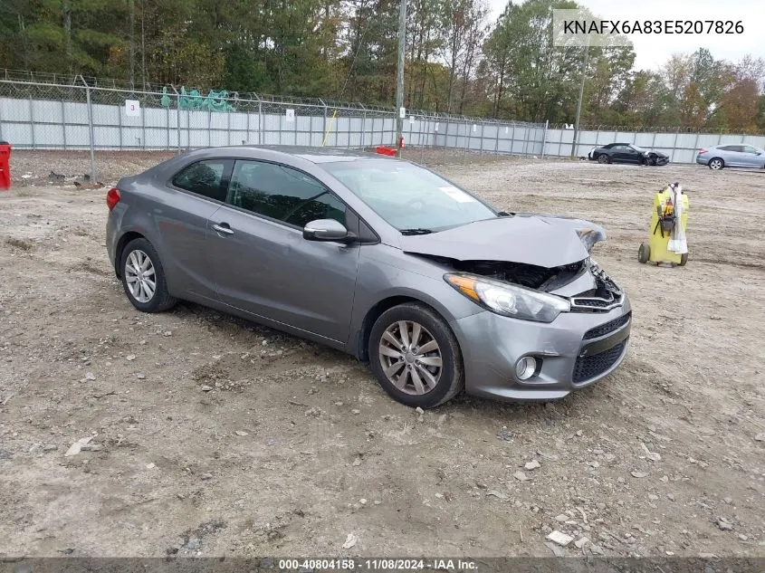 2014 Kia Forte Koup Ex VIN: KNAFX6A83E5207826 Lot: 40804158