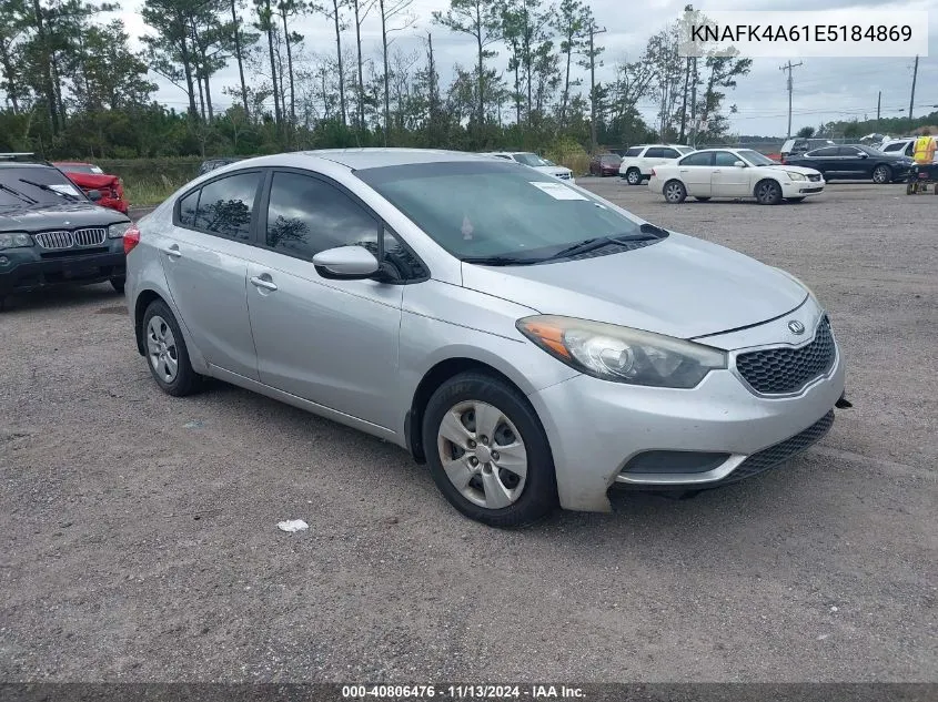 2014 Kia Forte Lx VIN: KNAFK4A61E5184869 Lot: 40806476