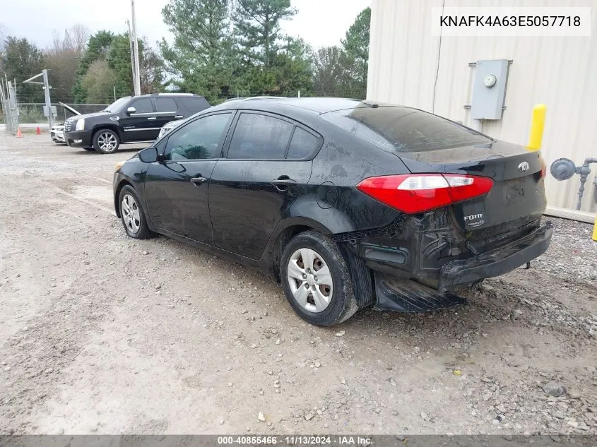 2014 Kia Forte Lx VIN: KNAFK4A63E5057718 Lot: 40855466