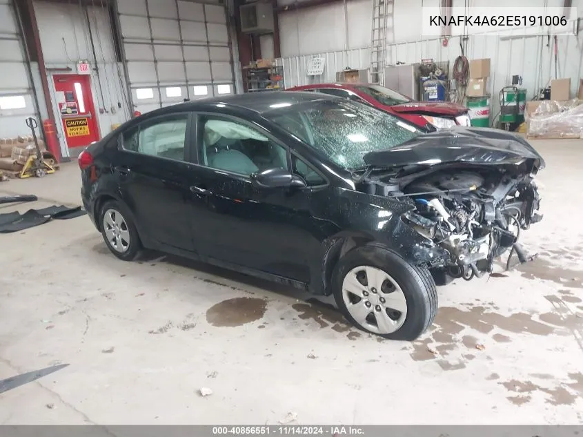 2014 Kia Forte Lx VIN: KNAFK4A62E5191006 Lot: 40856551