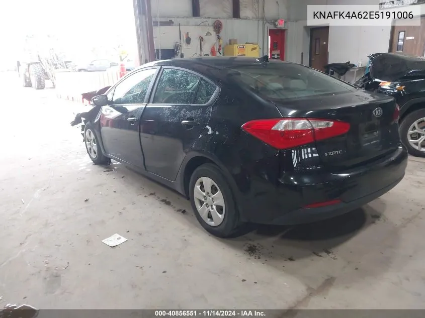 2014 Kia Forte Lx VIN: KNAFK4A62E5191006 Lot: 40856551