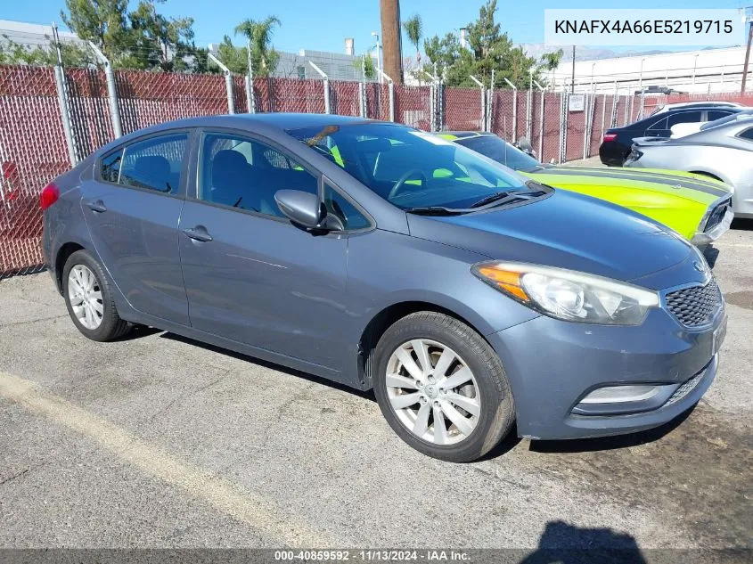 KNAFX4A66E5219715 2014 Kia Forte Lx