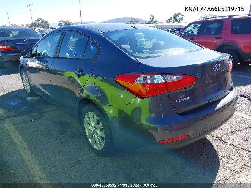 KNAFX4A66E5219715 2014 Kia Forte Lx