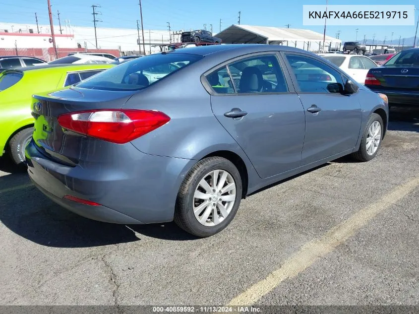 KNAFX4A66E5219715 2014 Kia Forte Lx