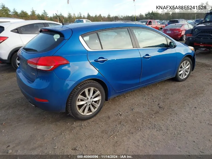 2014 Kia Forte Ex VIN: KNAFX5A88E5241528 Lot: 40860096