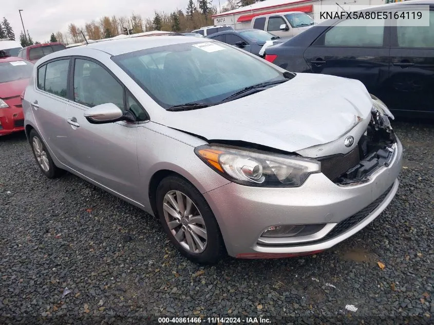 2014 Kia Forte Ex VIN: KNAFX5A80E5164119 Lot: 40861466