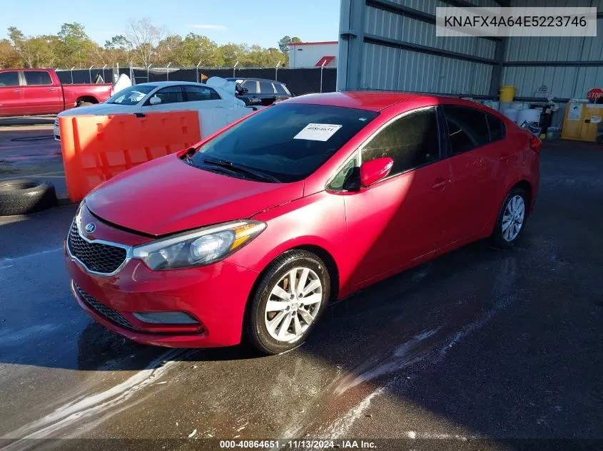 2014 Kia Forte Lx VIN: KNAFX4A64E5223746 Lot: 40864651