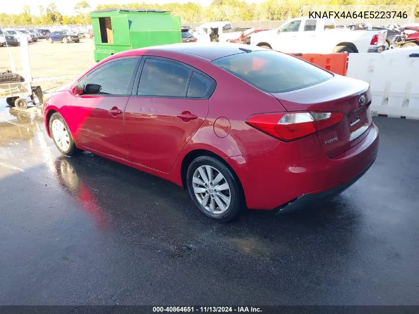 2014 Kia Forte Lx VIN: KNAFX4A64E5223746 Lot: 40864651