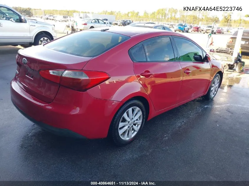 2014 Kia Forte Lx VIN: KNAFX4A64E5223746 Lot: 40864651