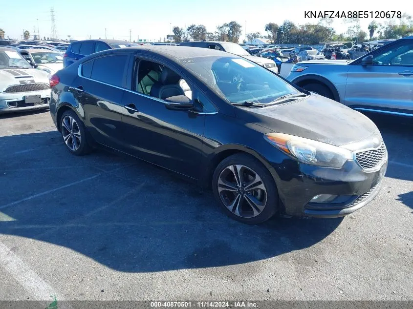 2014 Kia Forte Ex VIN: KNAFZ4A88E5120678 Lot: 40870501