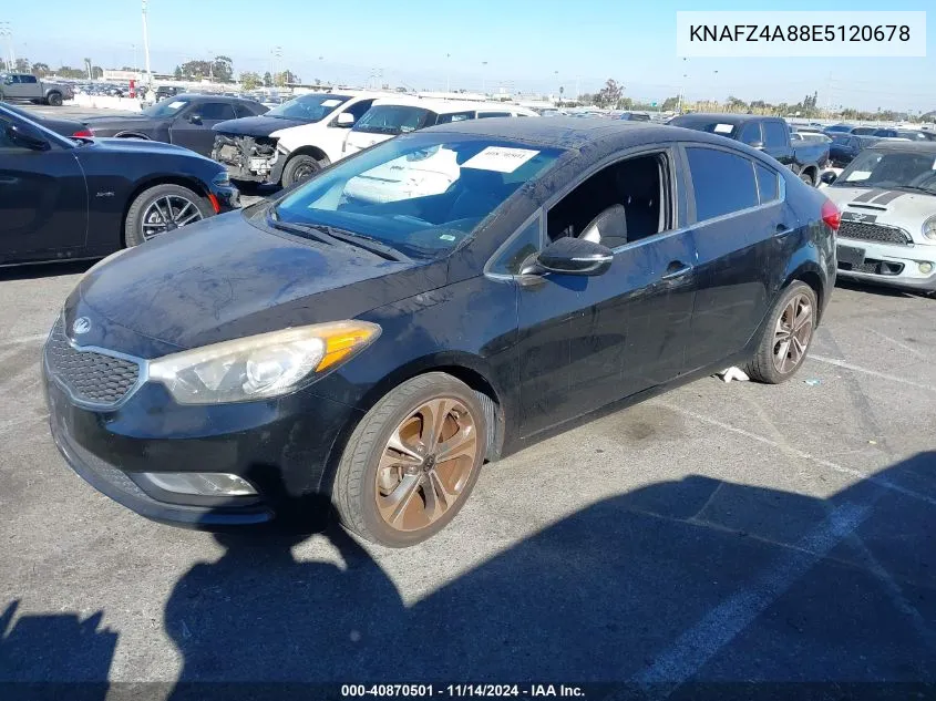 2014 Kia Forte Ex VIN: KNAFZ4A88E5120678 Lot: 40870501