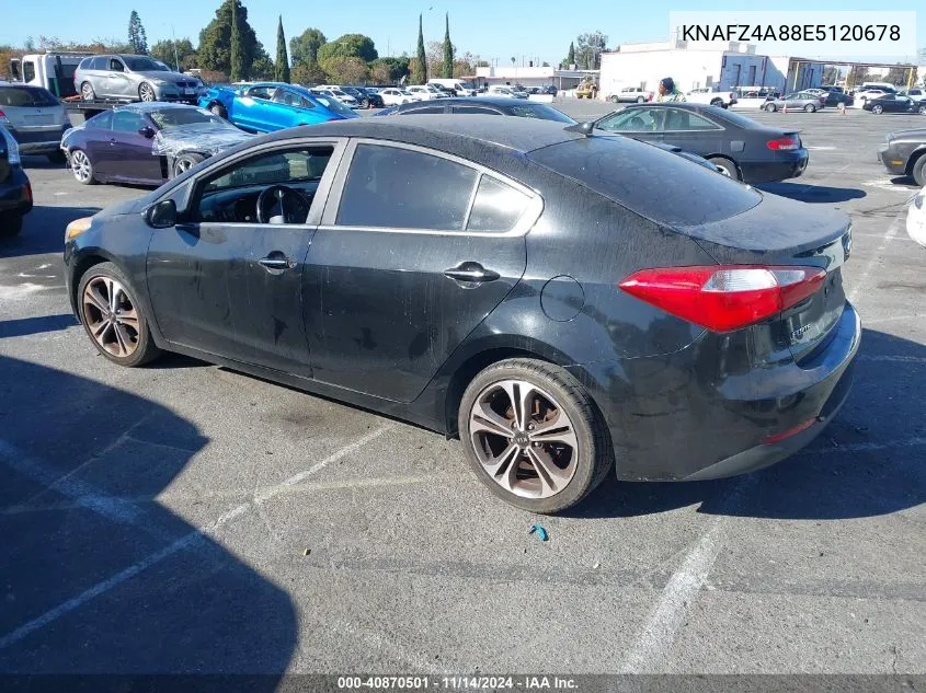 2014 Kia Forte Ex VIN: KNAFZ4A88E5120678 Lot: 40870501