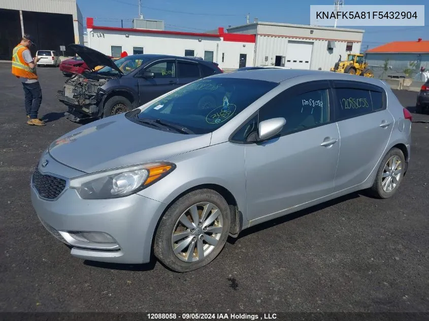 KNAFK5A81F5432904 2015 Kia Forte 5-Door