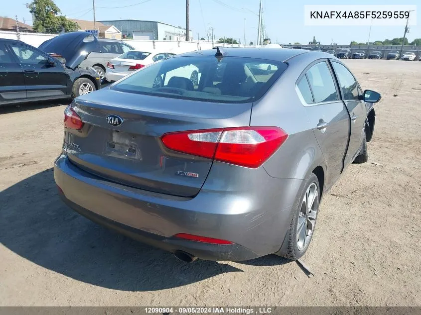 KNAFX4A85F5259559 2015 Kia Forte