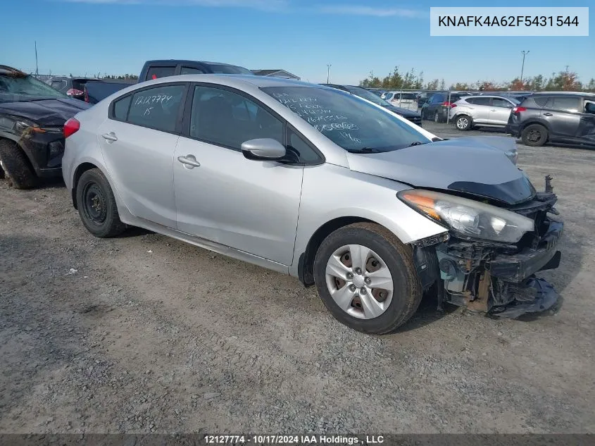 2015 Kia Forte VIN: KNAFK4A62F5431544 Lot: 12127774