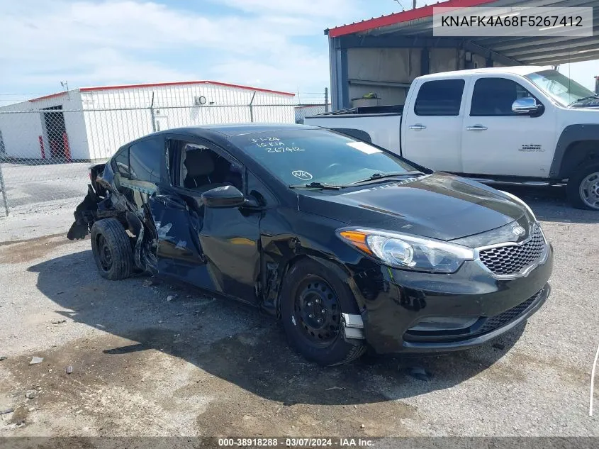 2015 Kia Forte Lx VIN: KNAFK4A68F5267412 Lot: 38918288