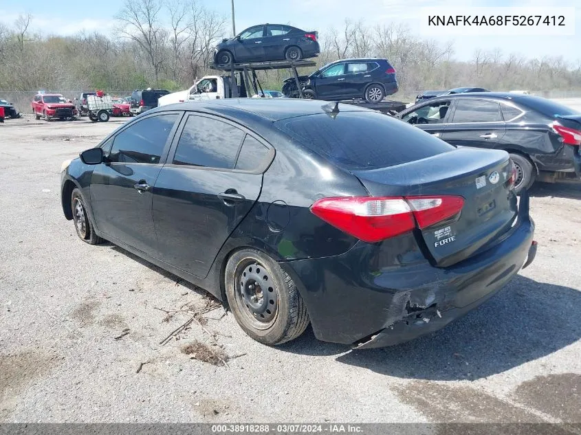 2015 Kia Forte Lx VIN: KNAFK4A68F5267412 Lot: 38918288