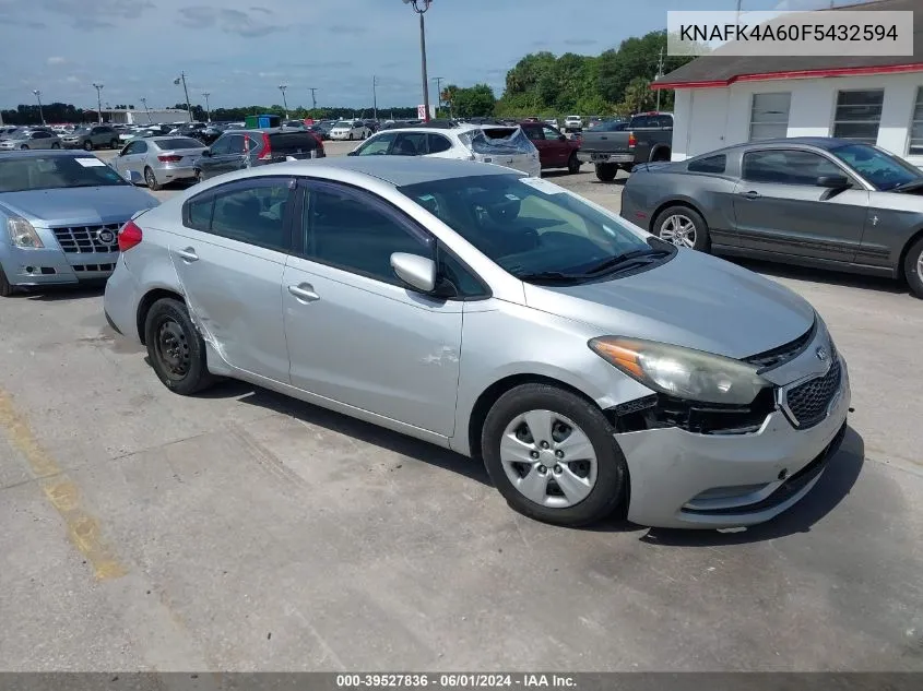 2015 Kia Forte Lx VIN: KNAFK4A60F5432594 Lot: 39527836