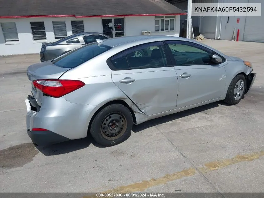 KNAFK4A60F5432594 2015 Kia Forte Lx