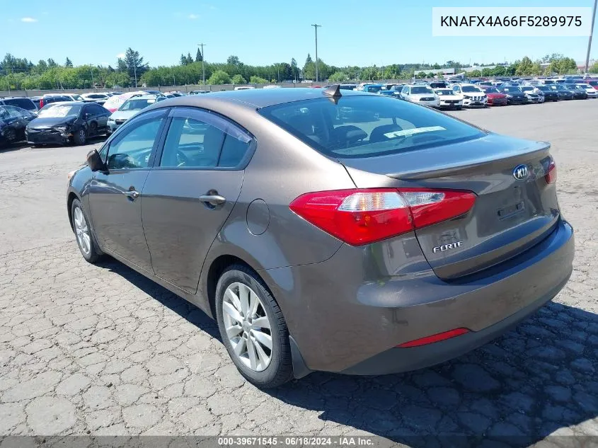 2015 Kia Forte Lx VIN: KNAFX4A66F5289975 Lot: 39671545