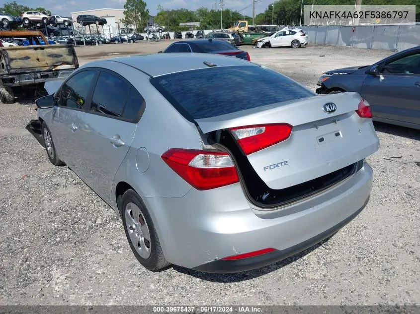 2015 Kia Forte Lx VIN: KNAFK4A62F5386797 Lot: 39675437