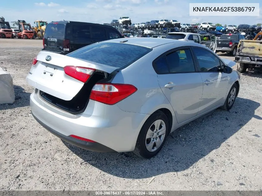 KNAFK4A62F5386797 2015 Kia Forte Lx