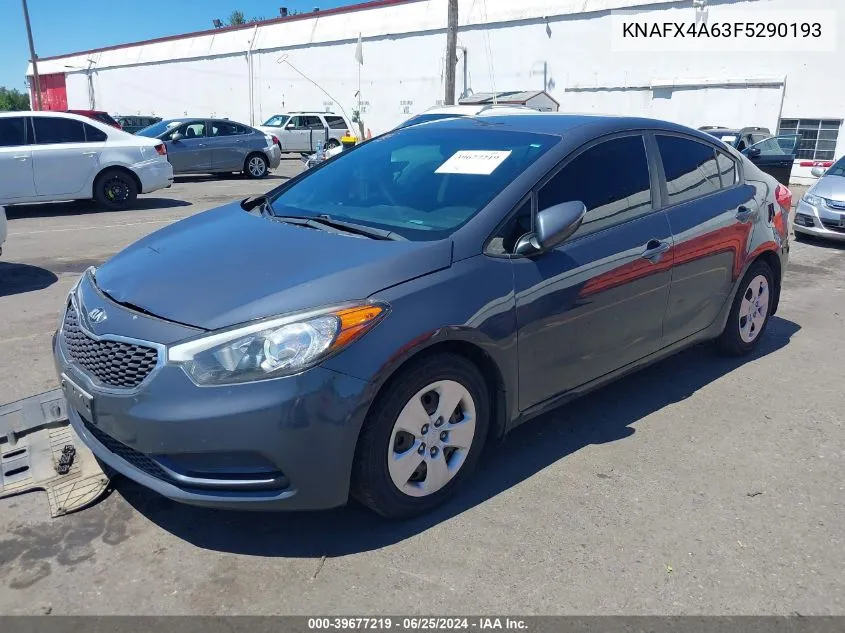 KNAFX4A63F5290193 2015 Kia Forte Lx