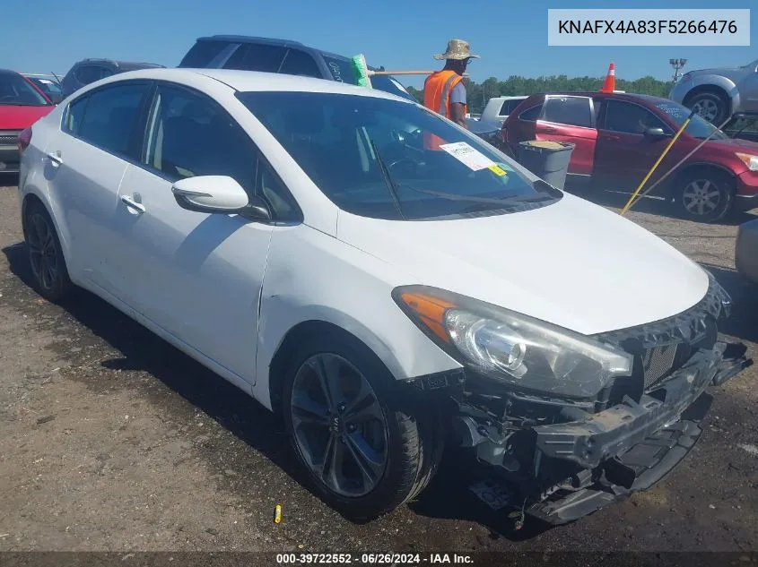 KNAFX4A83F5266476 2015 Kia Forte Ex