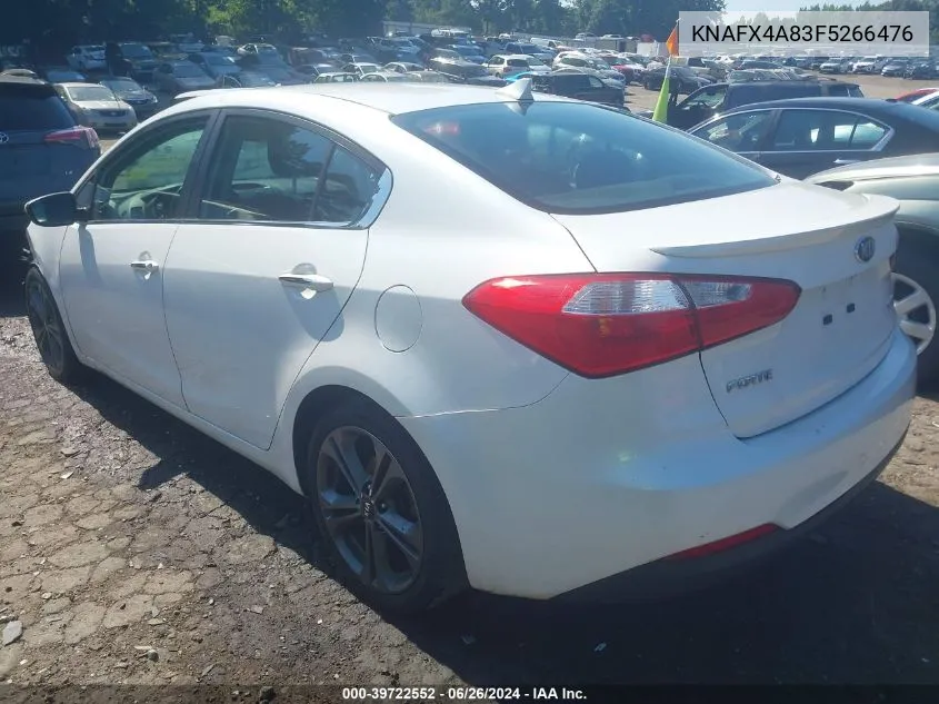 KNAFX4A83F5266476 2015 Kia Forte Ex