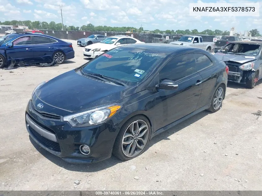 2015 Kia Forte Koup Sx VIN: KNAFZ6A3XF5378573 Lot: 39740361