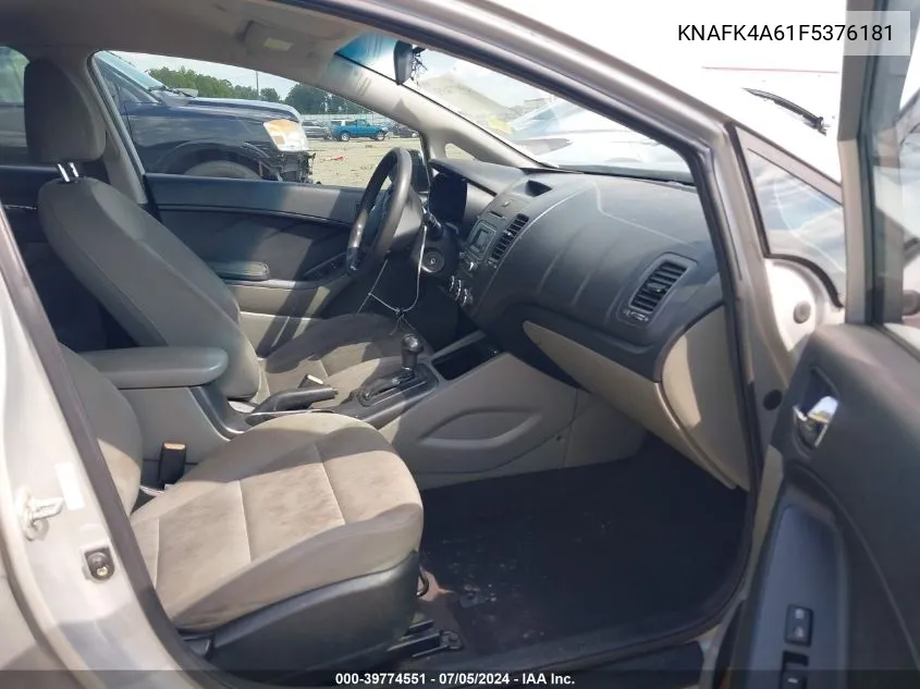 KNAFK4A61F5376181 2015 Kia Forte Lx