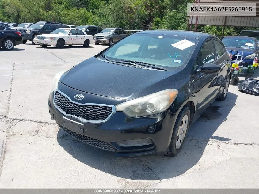 2015 Kia Forte Lx VIN: KNAFK4A62F5265915 Lot: 39860937