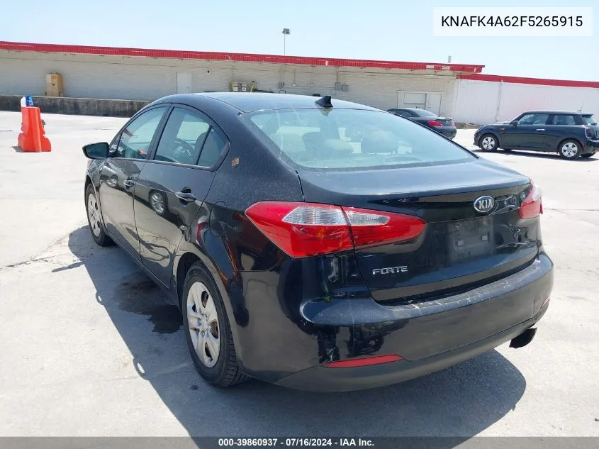 KNAFK4A62F5265915 2015 Kia Forte Lx