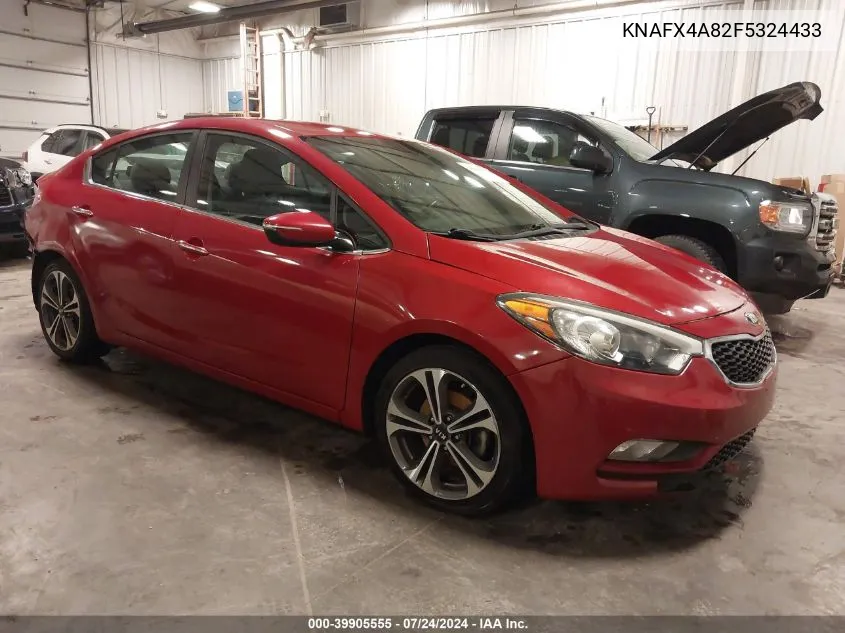 2015 Kia Forte Ex VIN: KNAFX4A82F5324433 Lot: 39905555