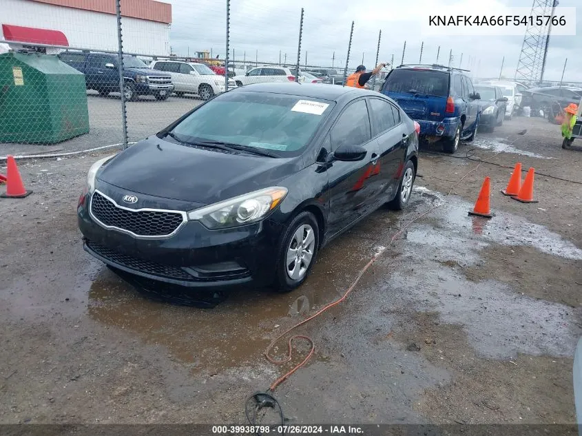 2015 Kia Forte Lx VIN: KNAFK4A66F5415766 Lot: 39938798