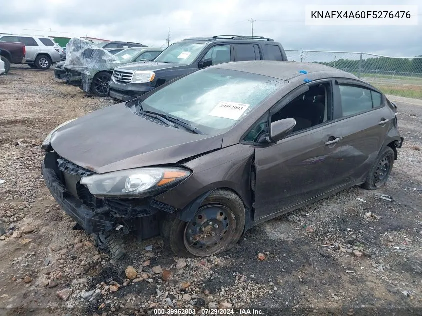 KNAFX4A60F5276476 2015 Kia Forte Lx