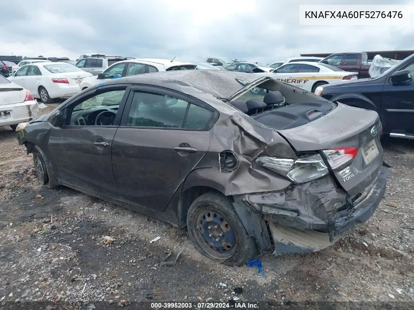 KNAFX4A60F5276476 2015 Kia Forte Lx