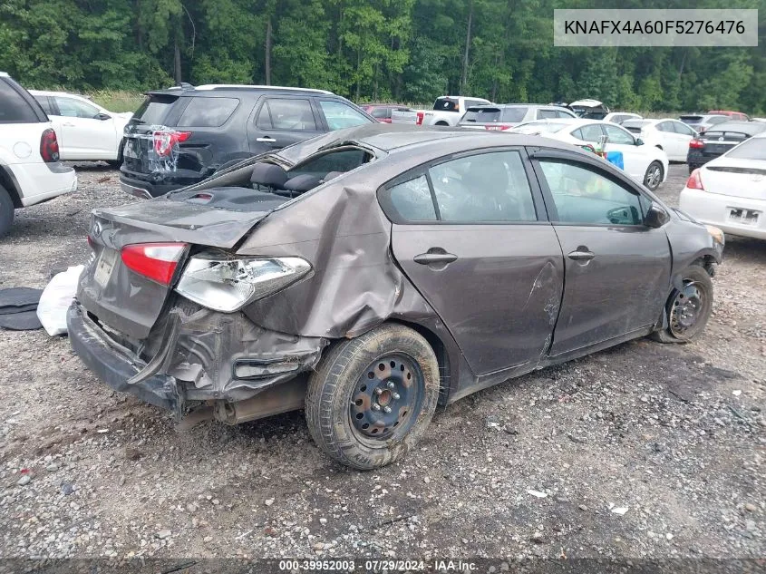 2015 Kia Forte Lx VIN: KNAFX4A60F5276476 Lot: 39952003