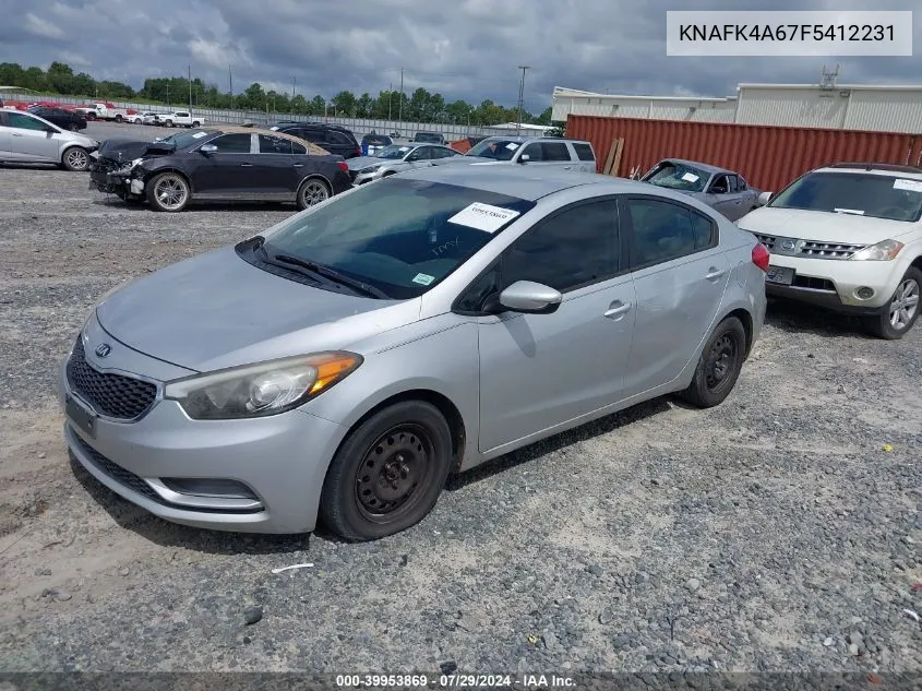 KNAFK4A67F5412231 2015 Kia Forte Lx