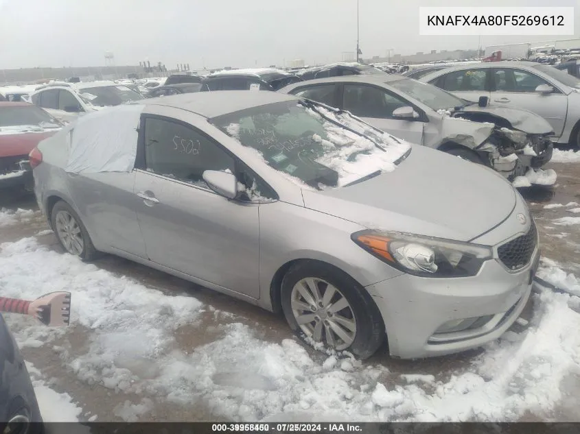 KNAFX4A80F5269612 2015 Kia Forte Ex