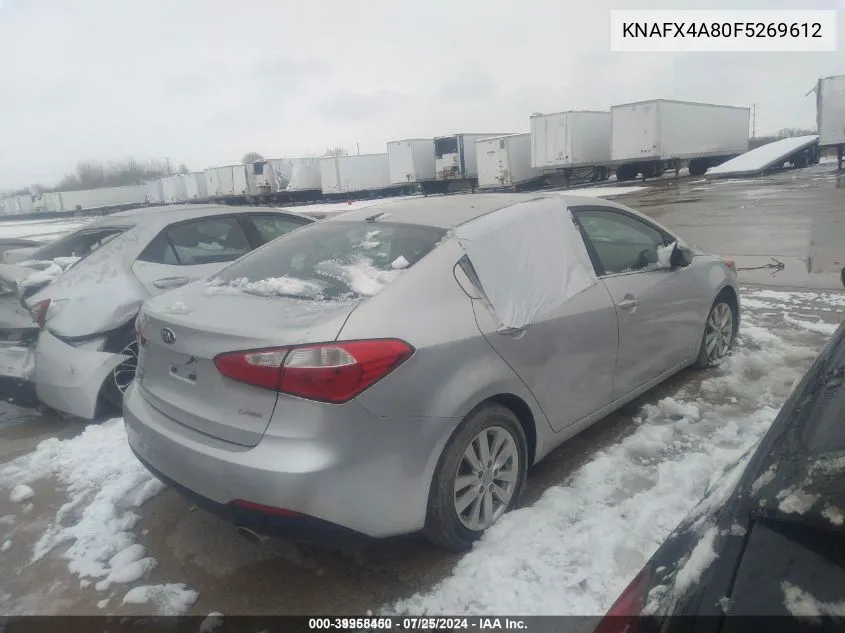 KNAFX4A80F5269612 2015 Kia Forte Ex